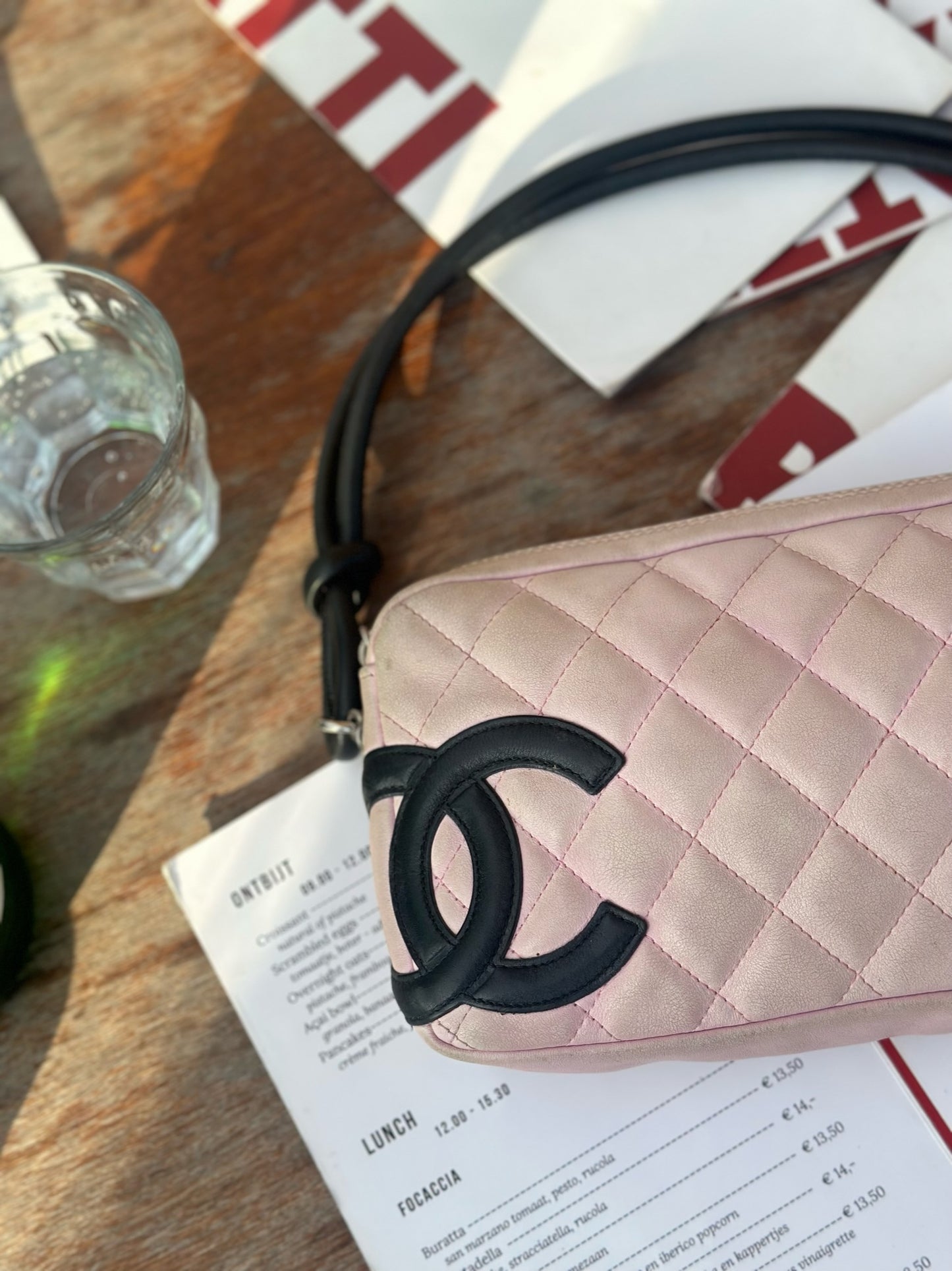 Pink cambon bag