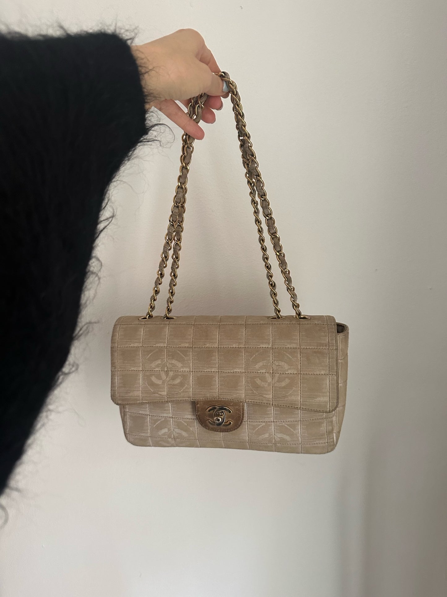 Denim canvas bag