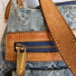 Baggy in blue denim canvas
