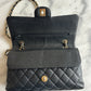 Chanel classic flap caviar