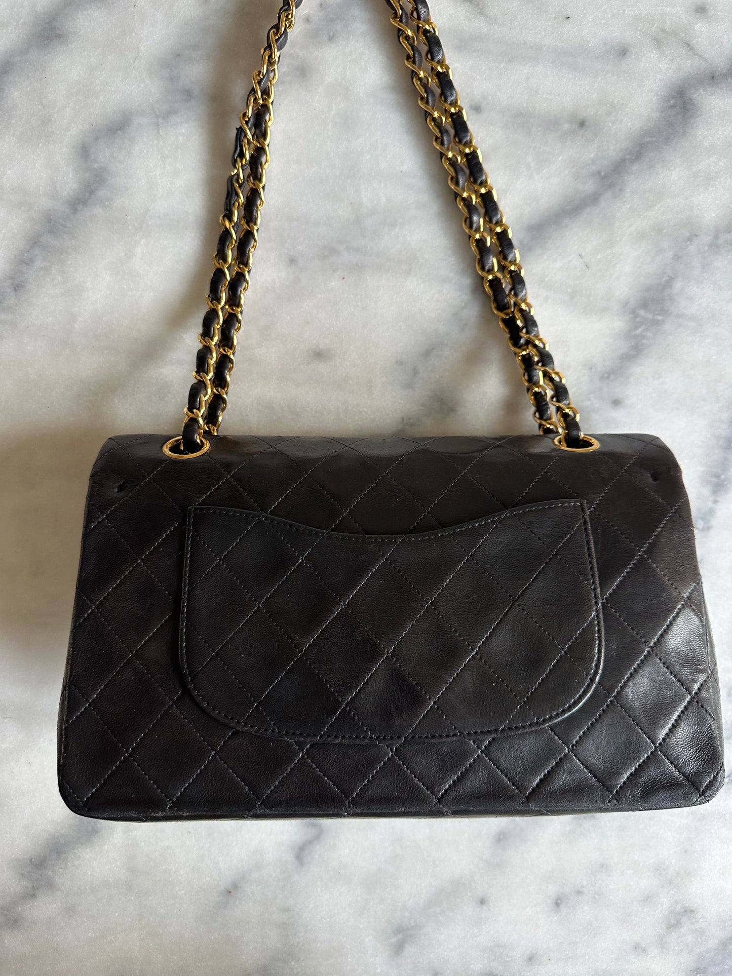 Chanel medium Classic double flap bag black