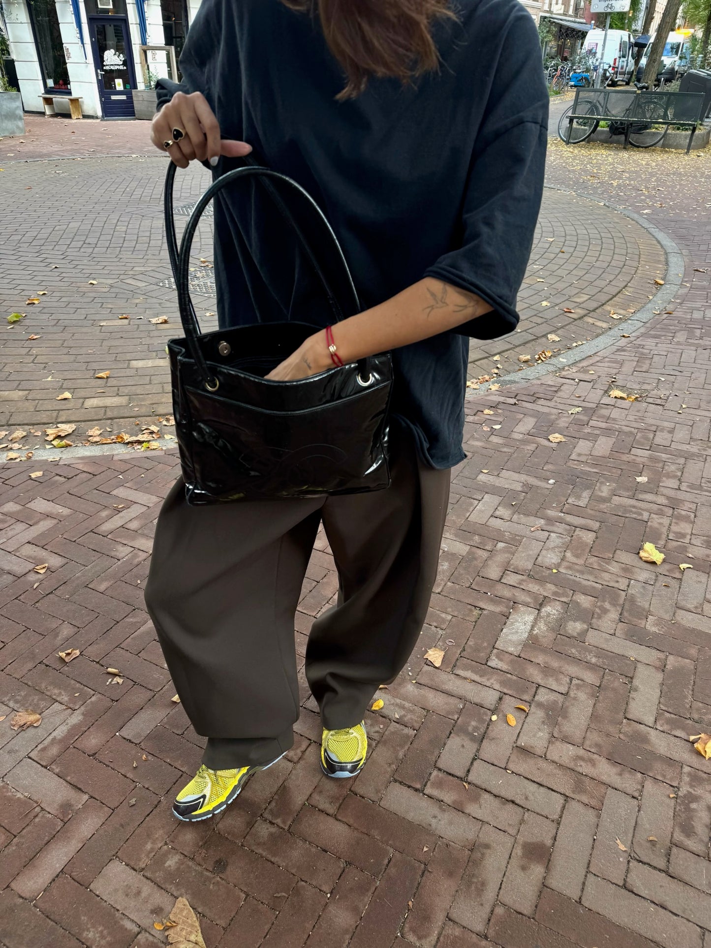 Chanel shopper black