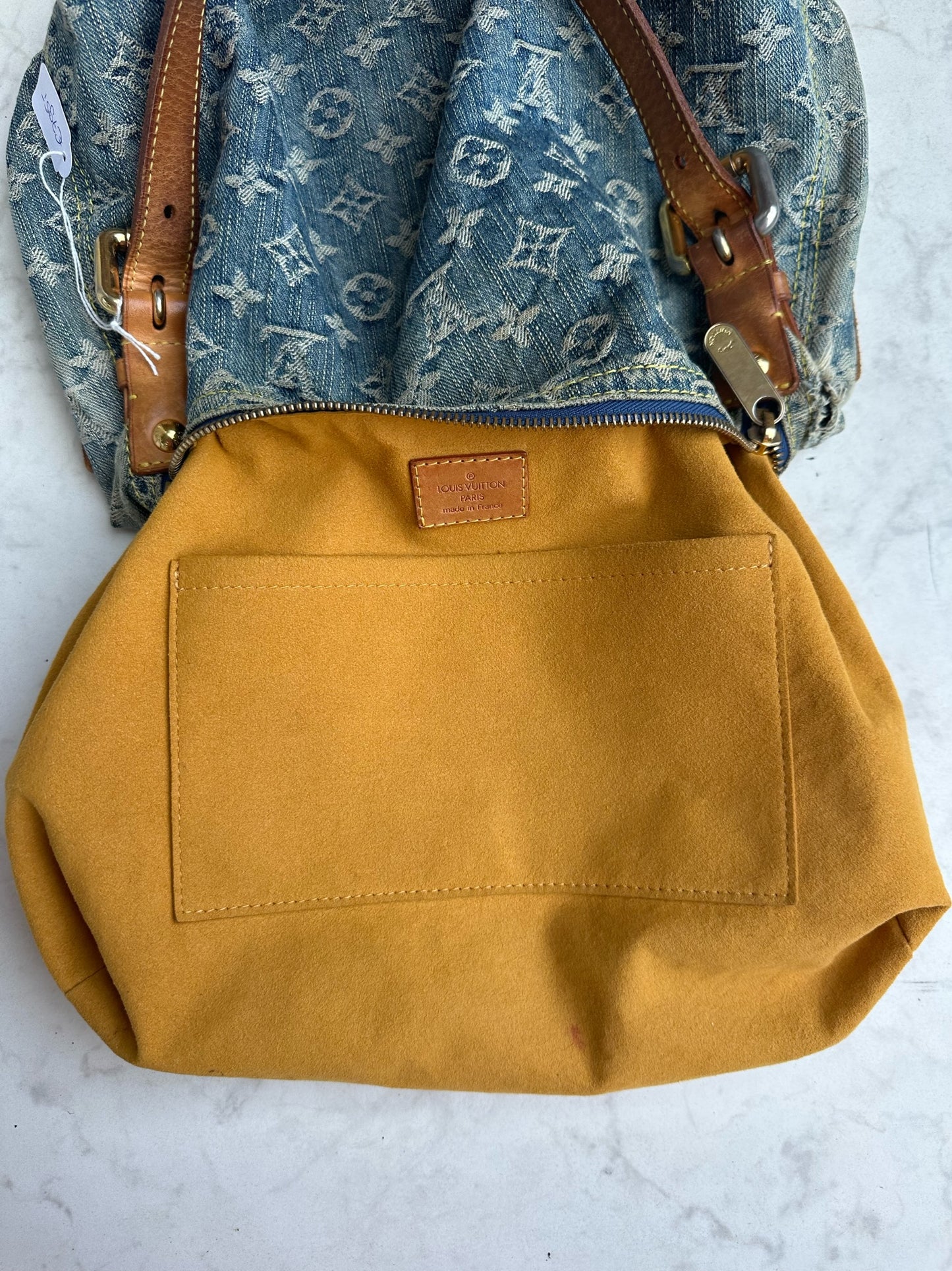 Baggy in blue denim canvas