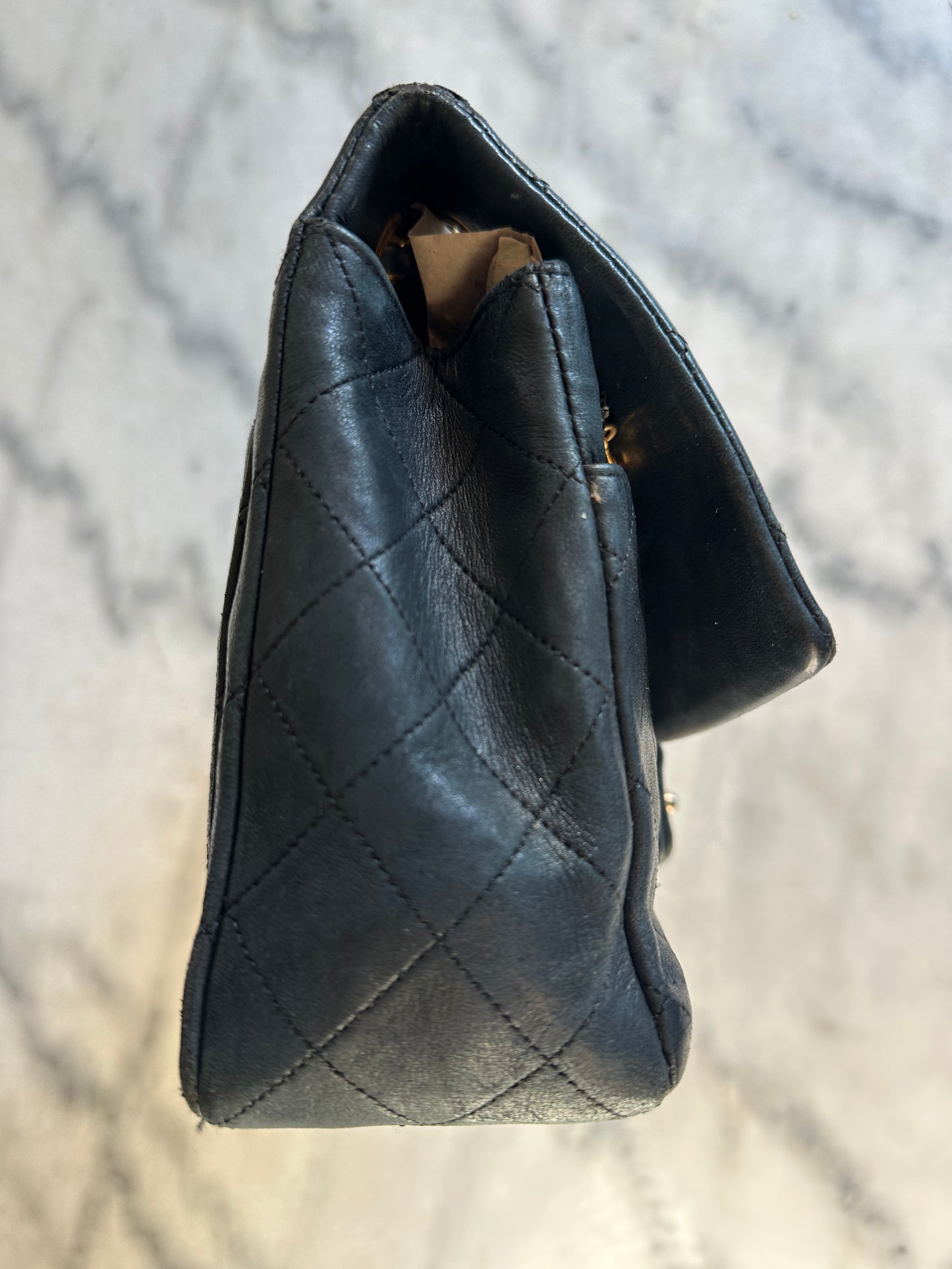 Chanel medium Classic double flap bag black