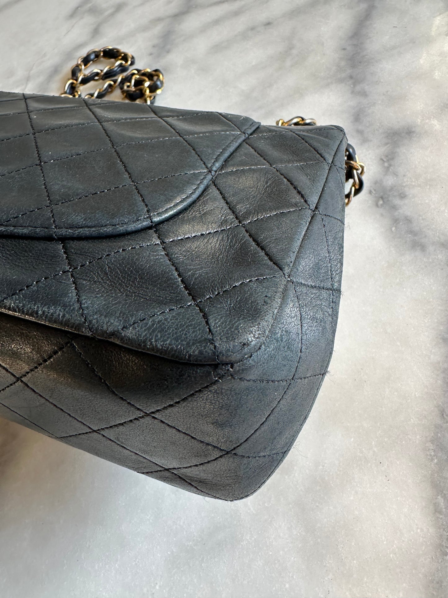 Chanel medium Classic double flap bag black