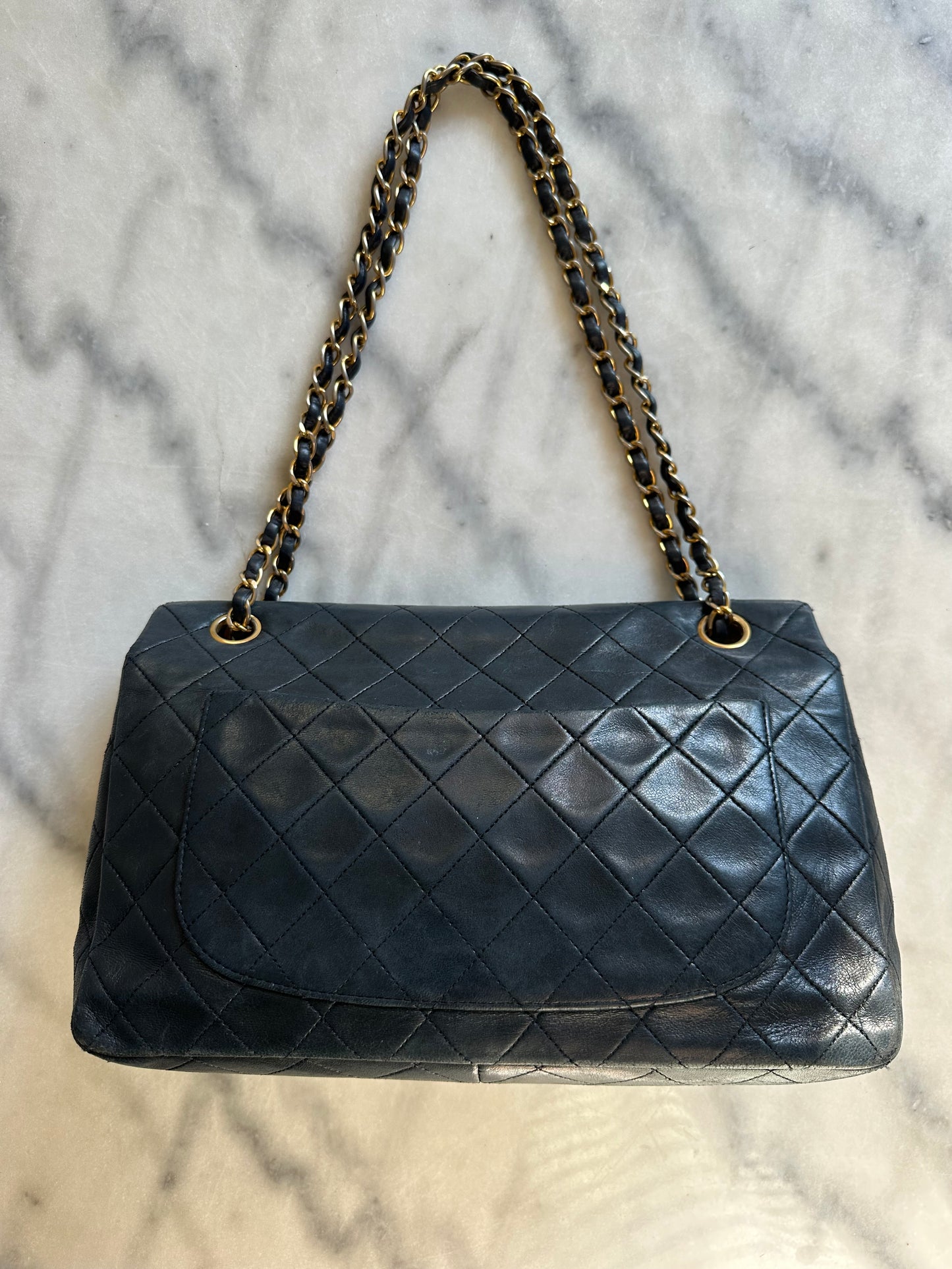 Chanel medium Classic double flap bag black