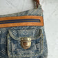 Baggy in blue denim canvas