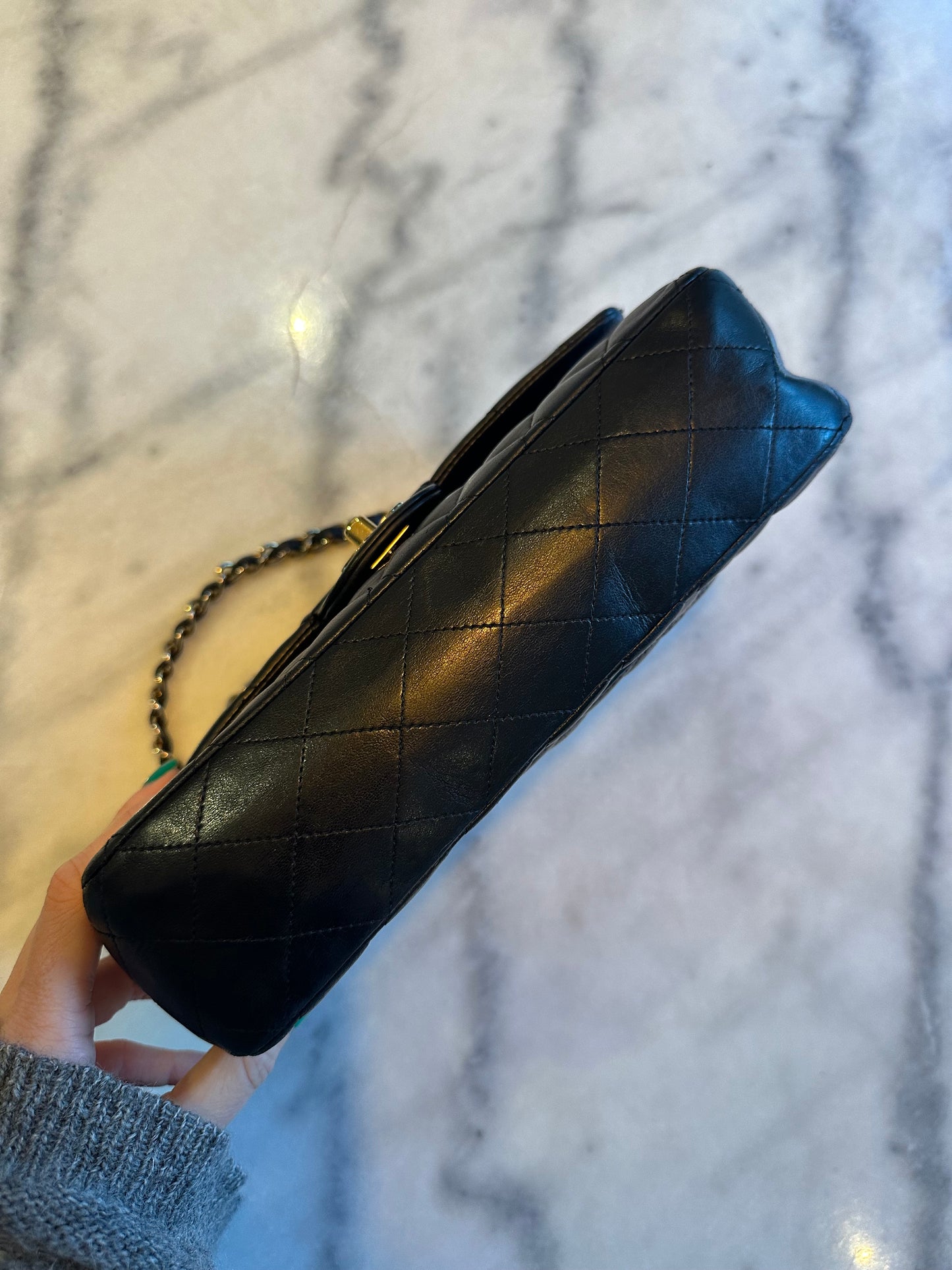 Chanel medium Classic double flap bag black