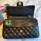 Chanel medium Classic double flap bag black