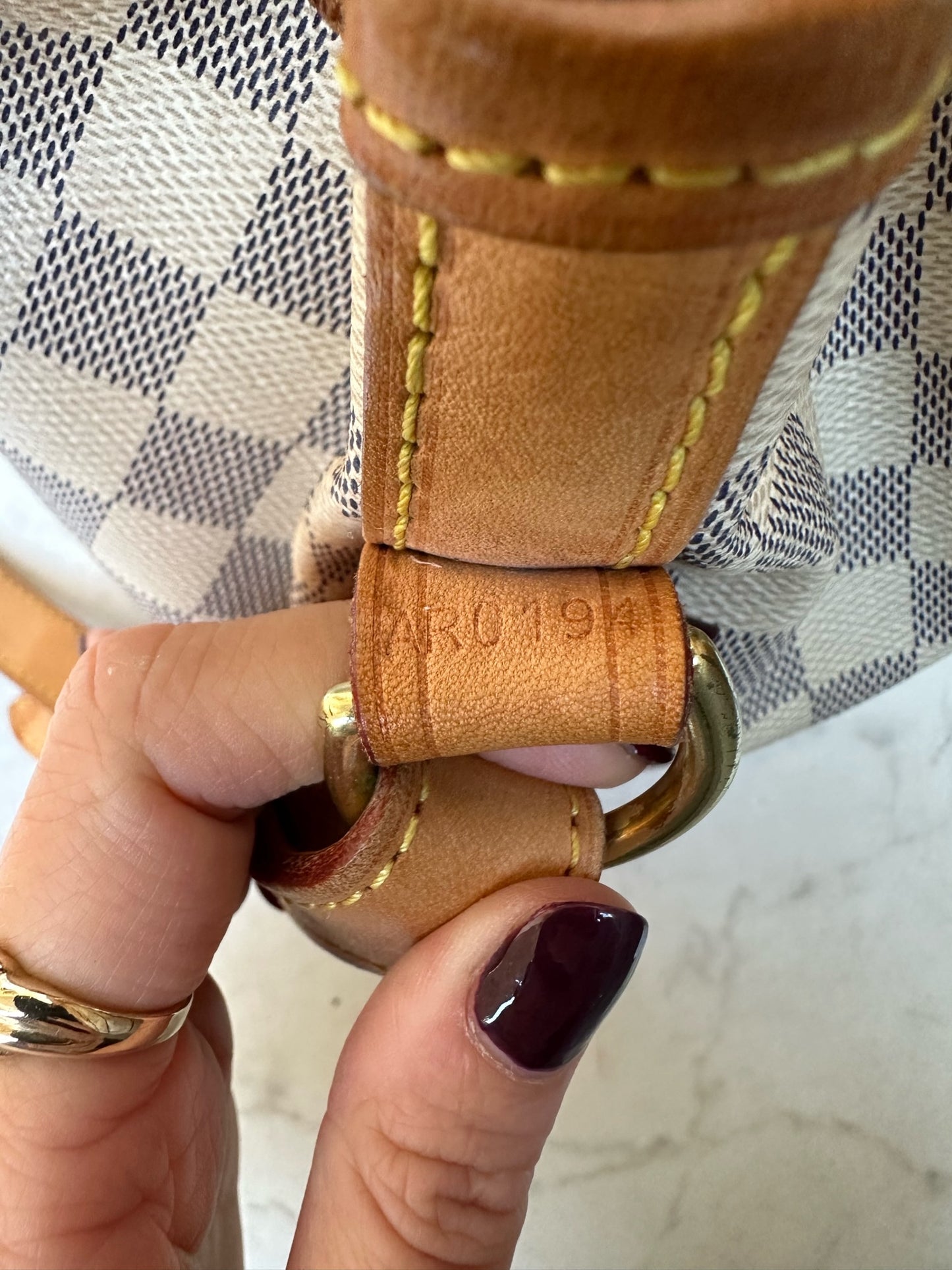 Noe BB damier azur