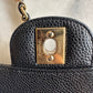 Chanel classic flap caviar