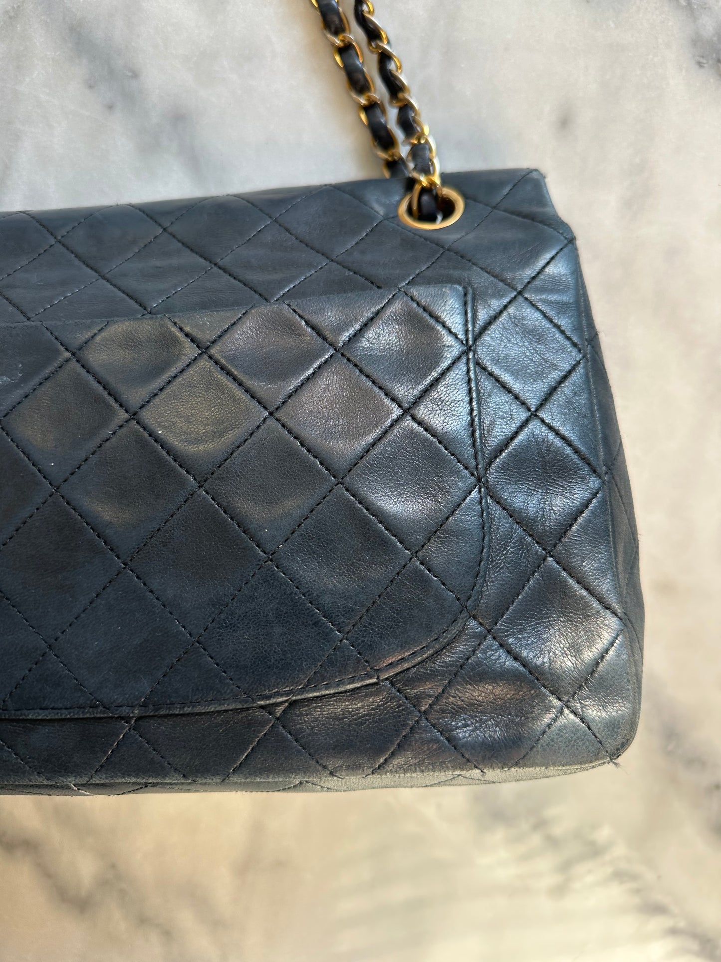 Chanel medium Classic double flap bag black