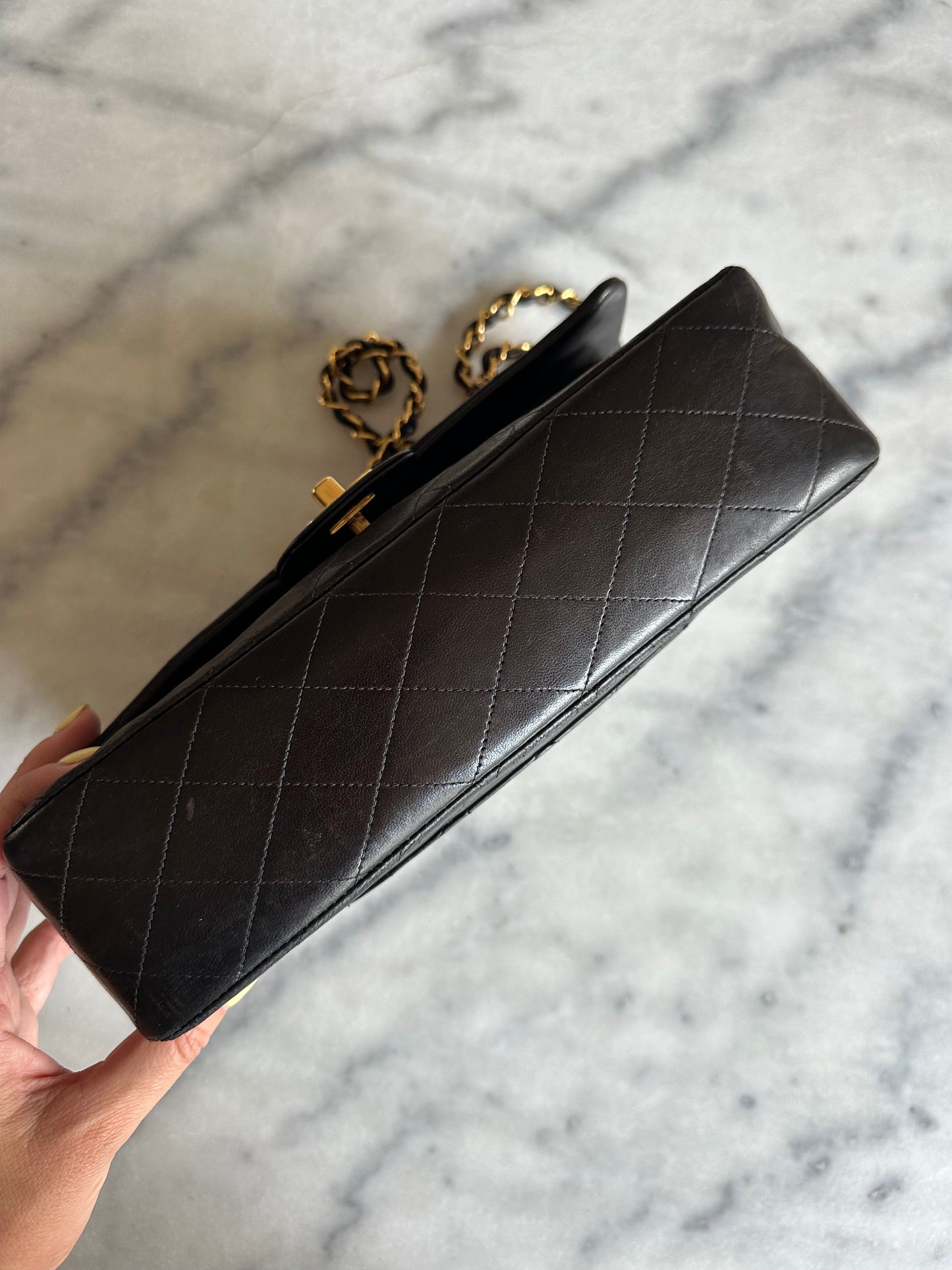 Chanel medium Classic double flap bag black