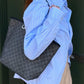 Grey canvas bag