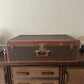 Leather travel bag