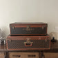 Leather travel bag