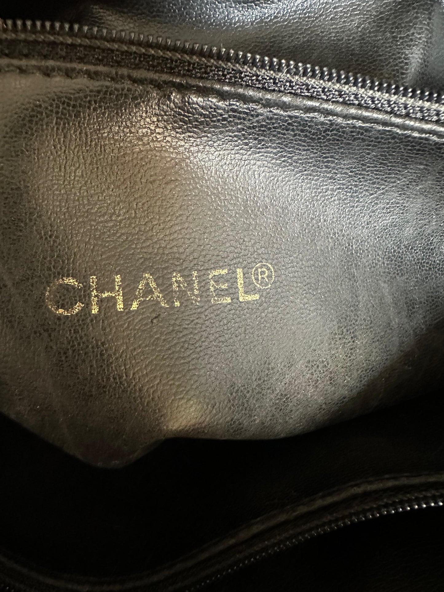 Chanel shopper black
