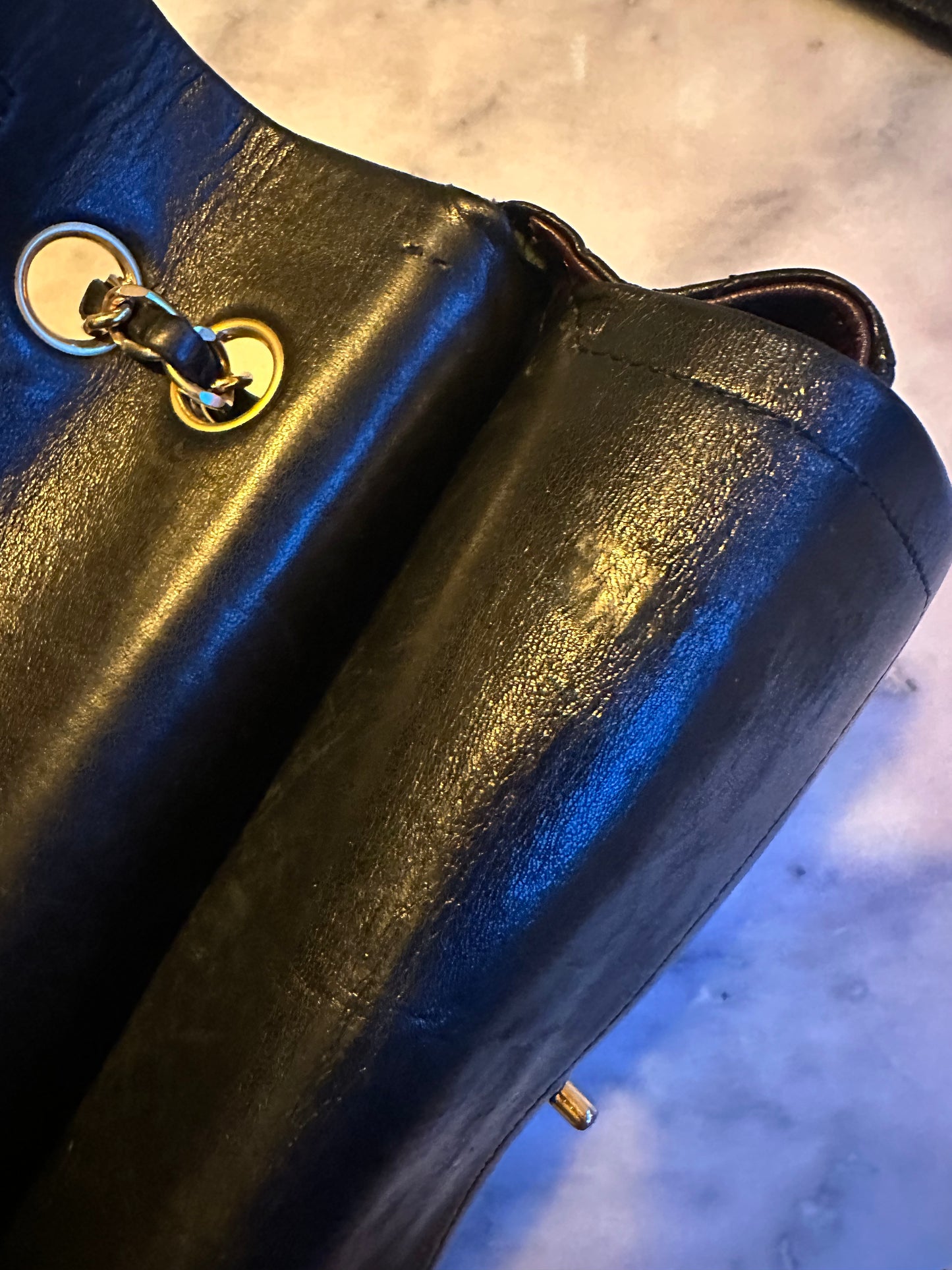 Chanel medium Classic double flap bag black