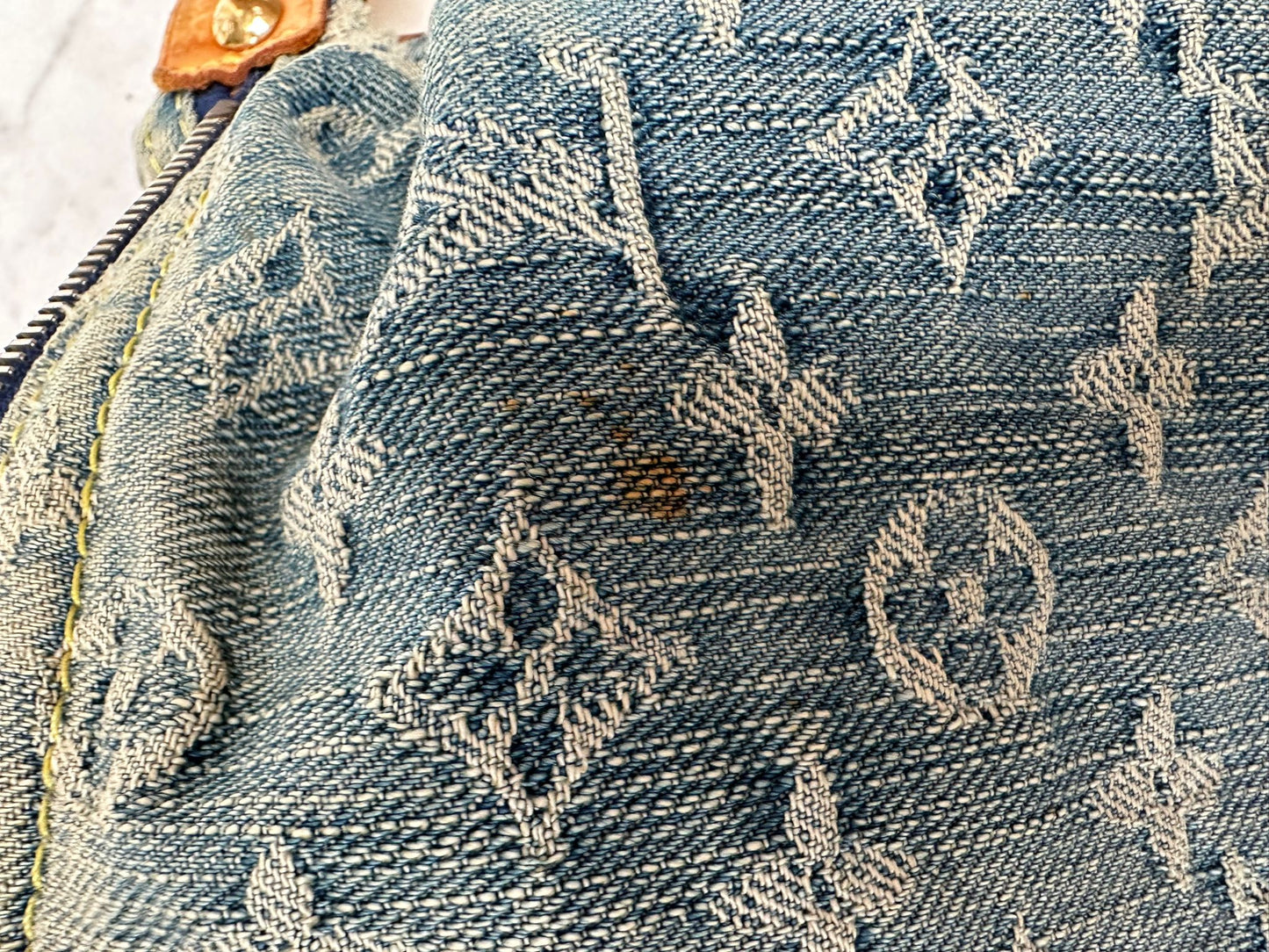 Vintage denim bag