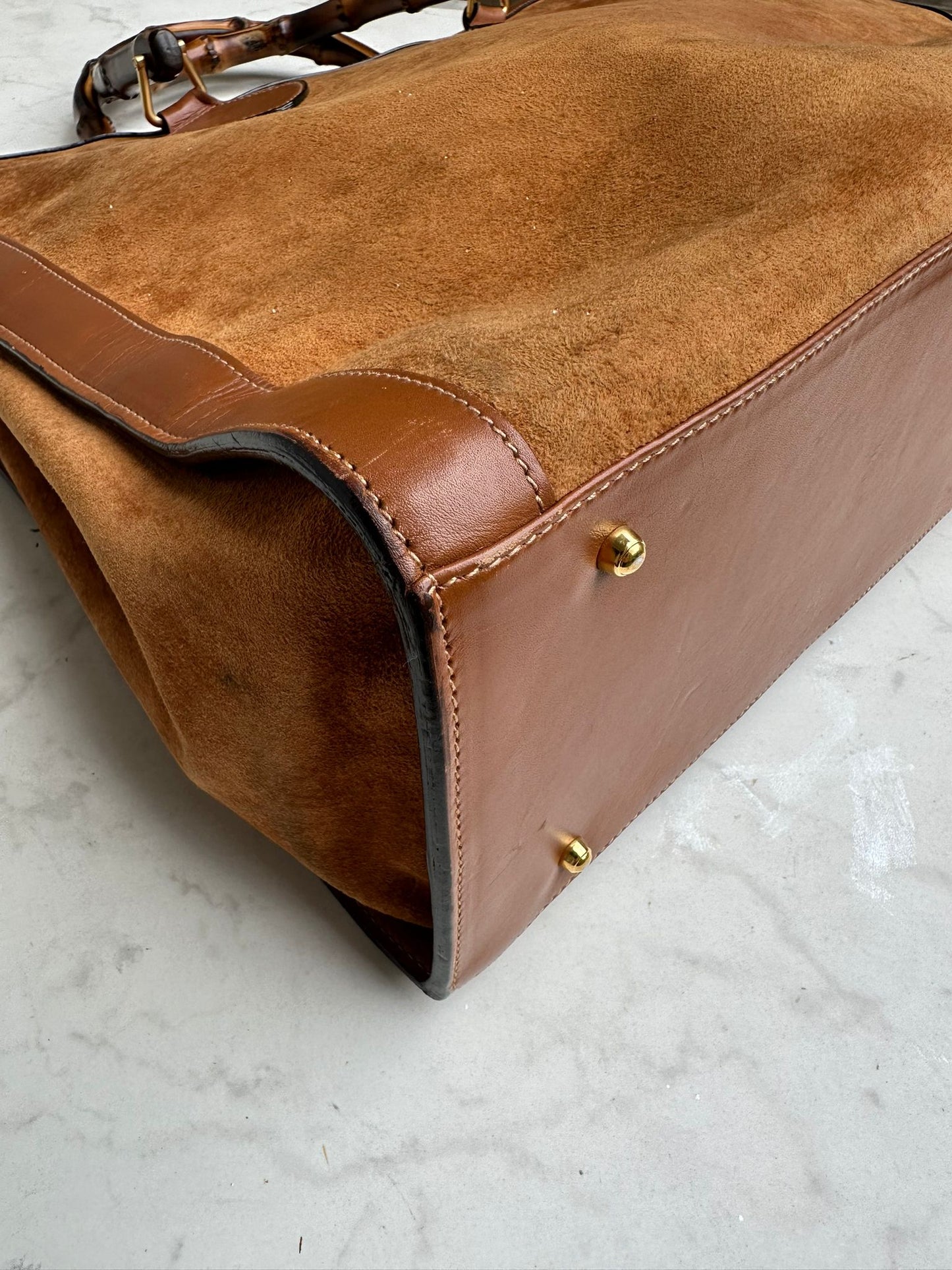 Vintage bamboo bag