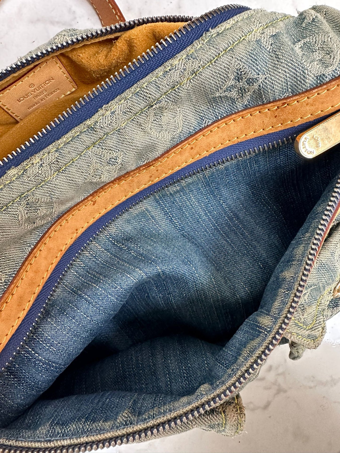 Vintage denim bag