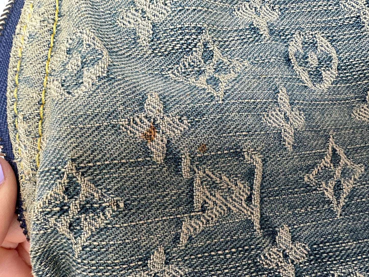 Vintage denim bag
