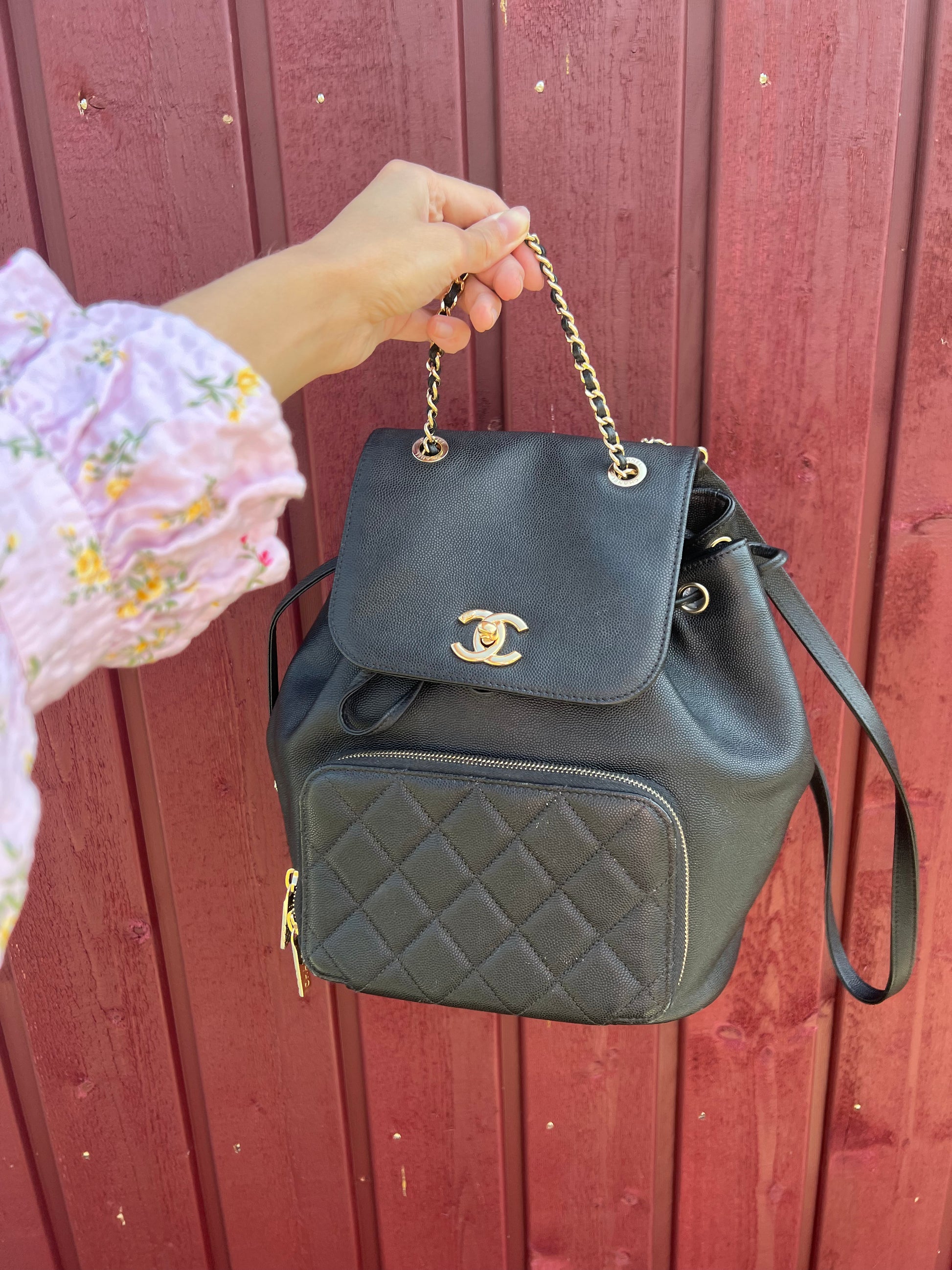 Chanel Business Affinity Backpack in black caviar leather - BNWT, Women's  Fashion, Bags & Wallets, Backpacks on Carousell