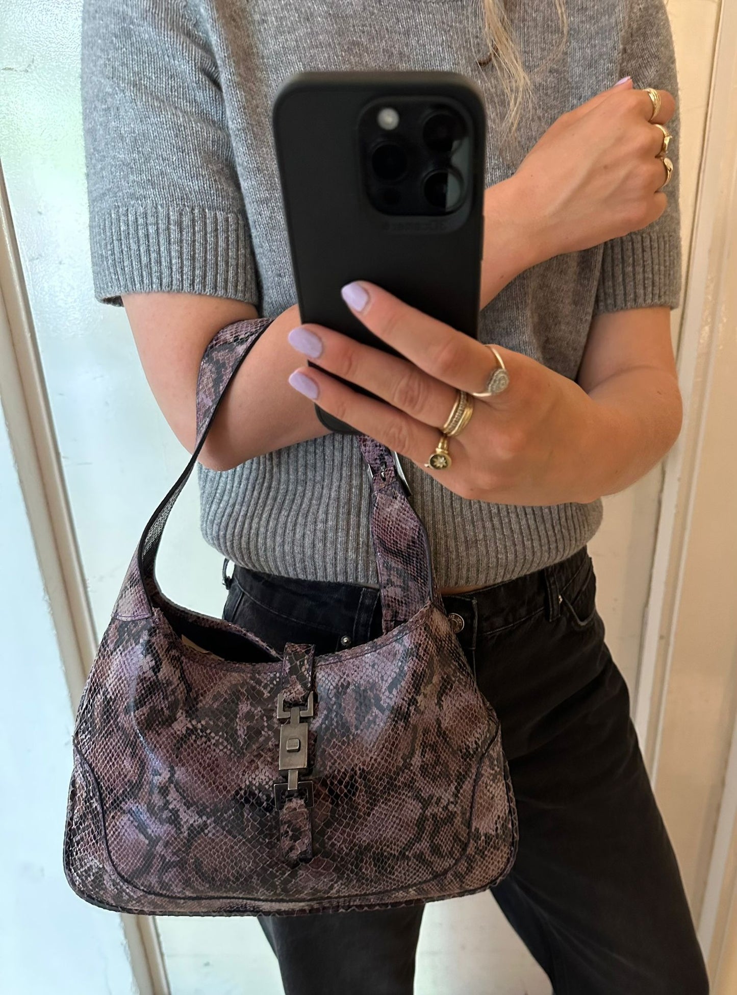 Jackie snake print