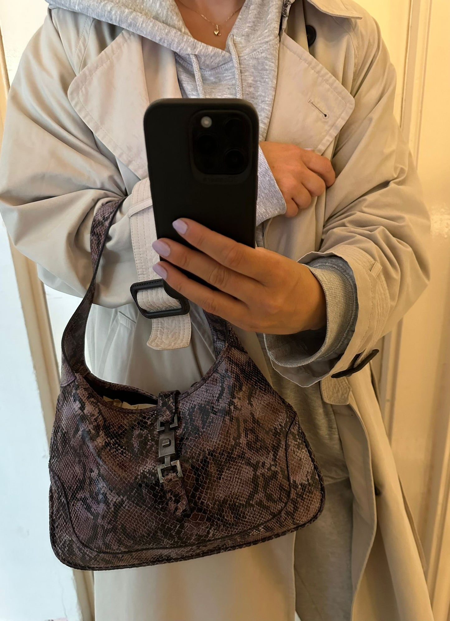 Jackie snake print