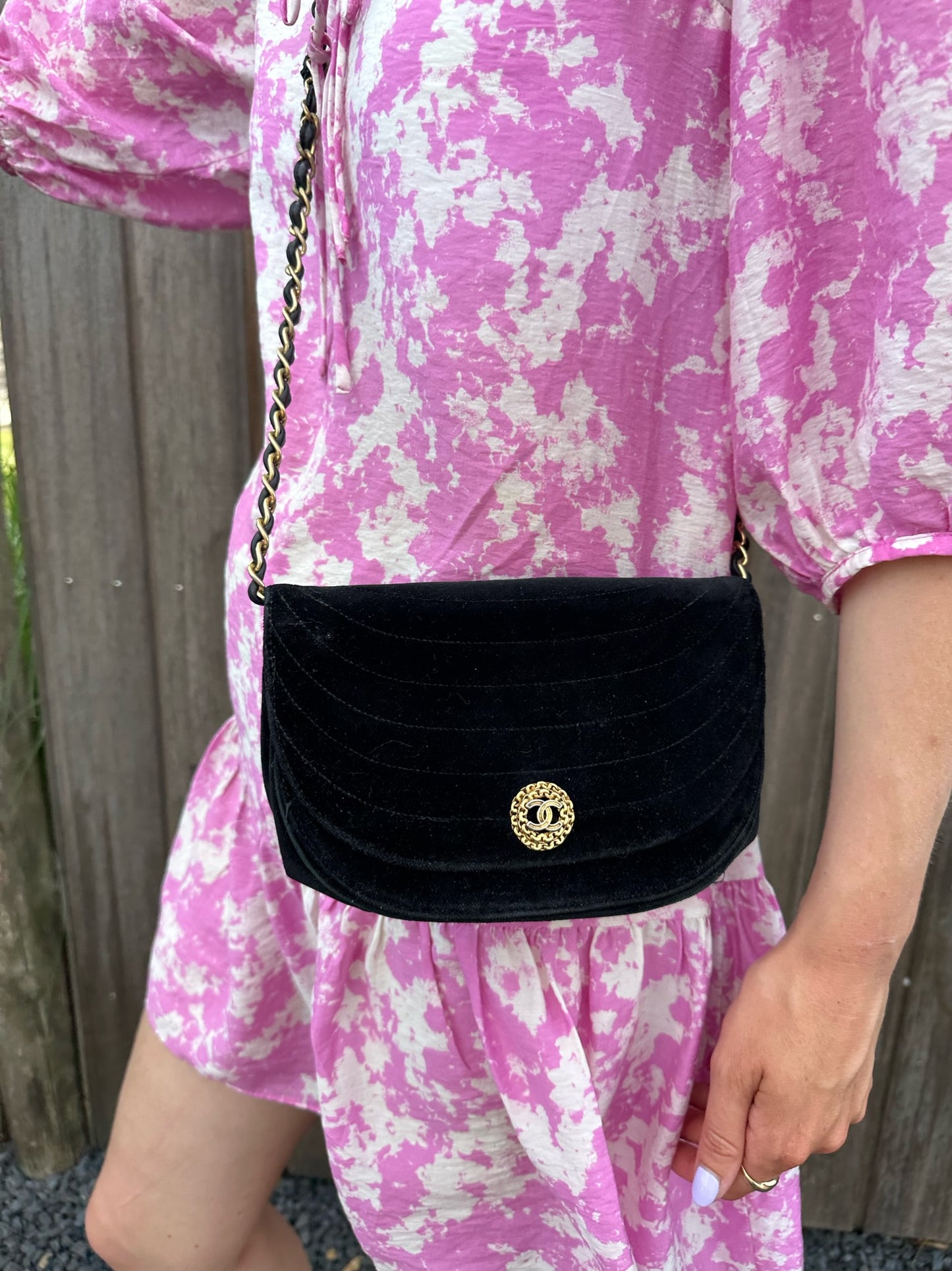 Vintage Half moon bag