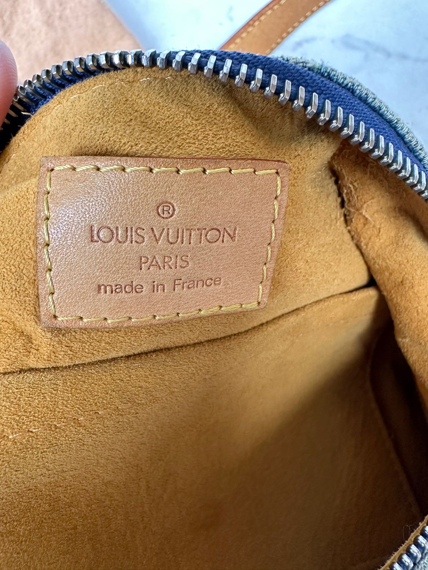Vintage denim bag