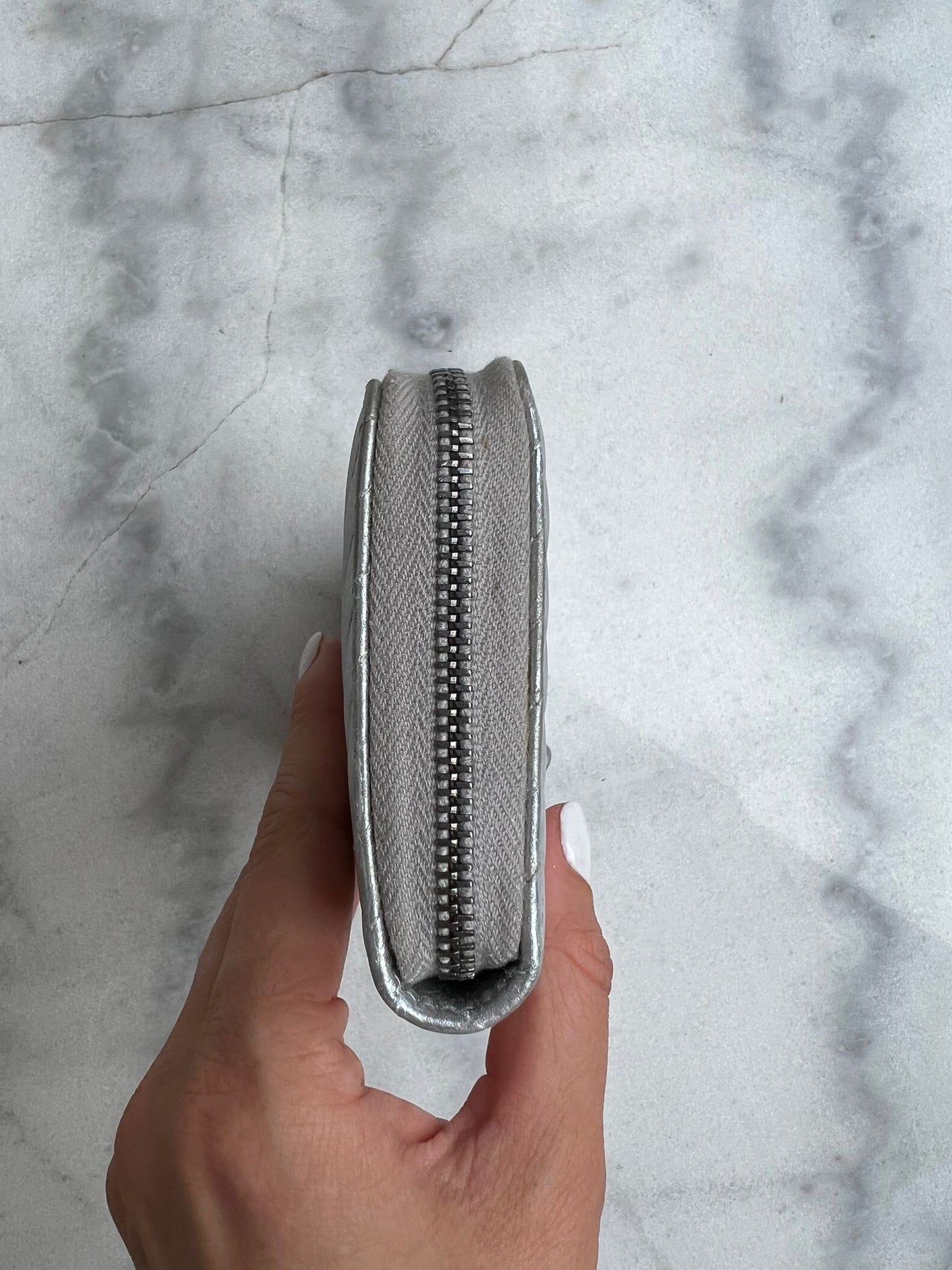 Chanel chevron wallet