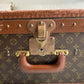 Leather travel bag