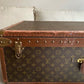 Leather travel bag