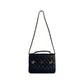 Leather flap bag