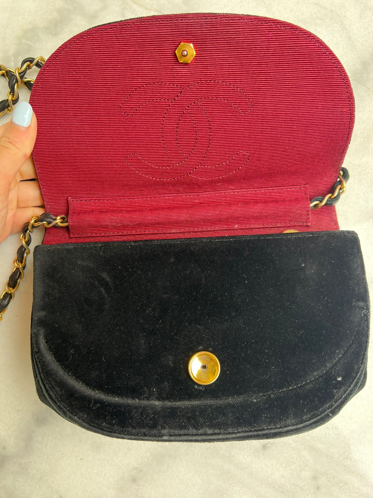 Vintage Half moon bag