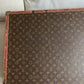 Leather travel bag