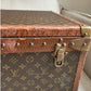Leather travel bag