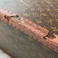 Leather travel bag