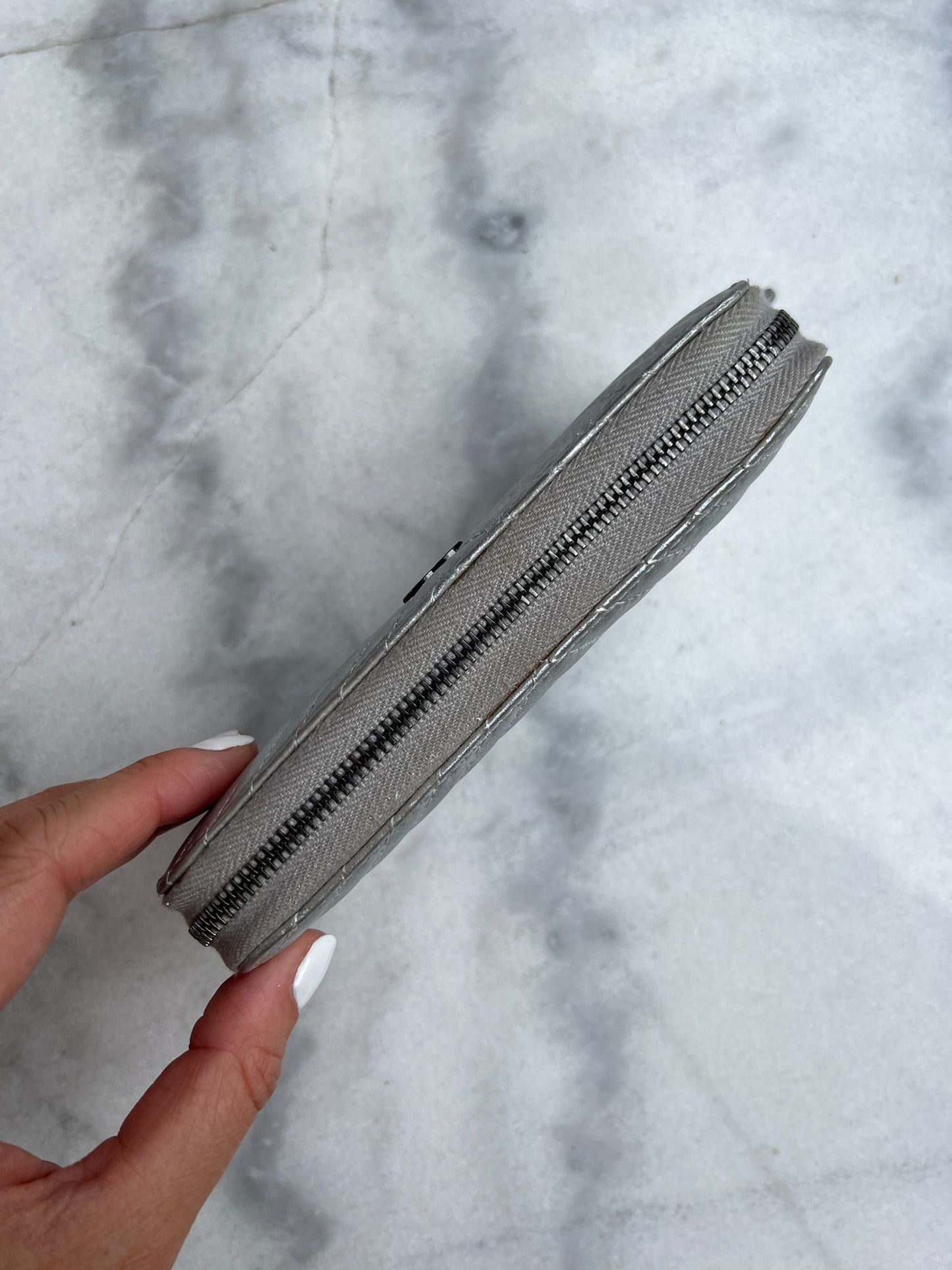 Chanel chevron wallet