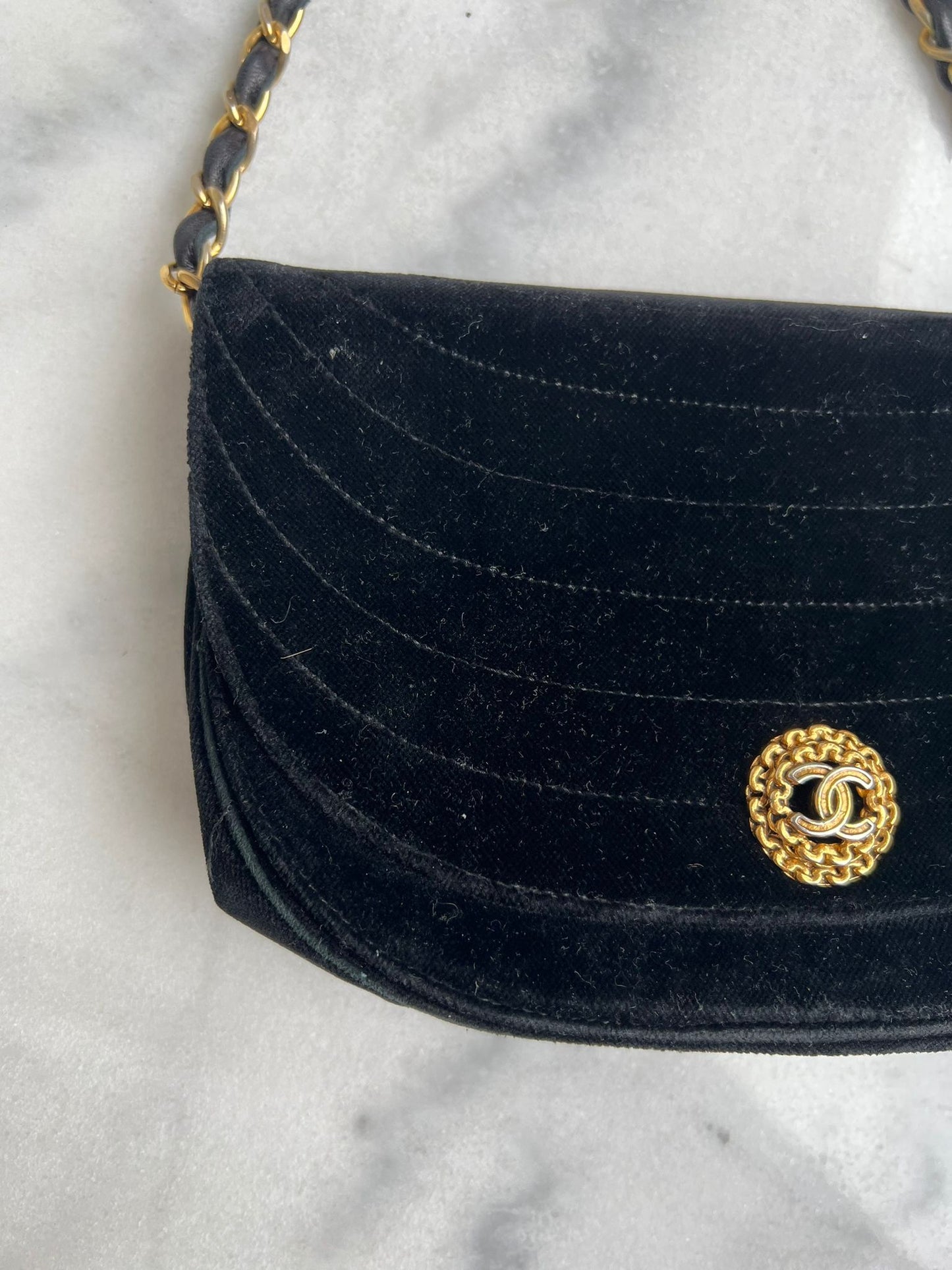 Vintage Half moon bag