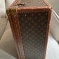 Leather travel bag