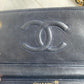 Leather flap bag