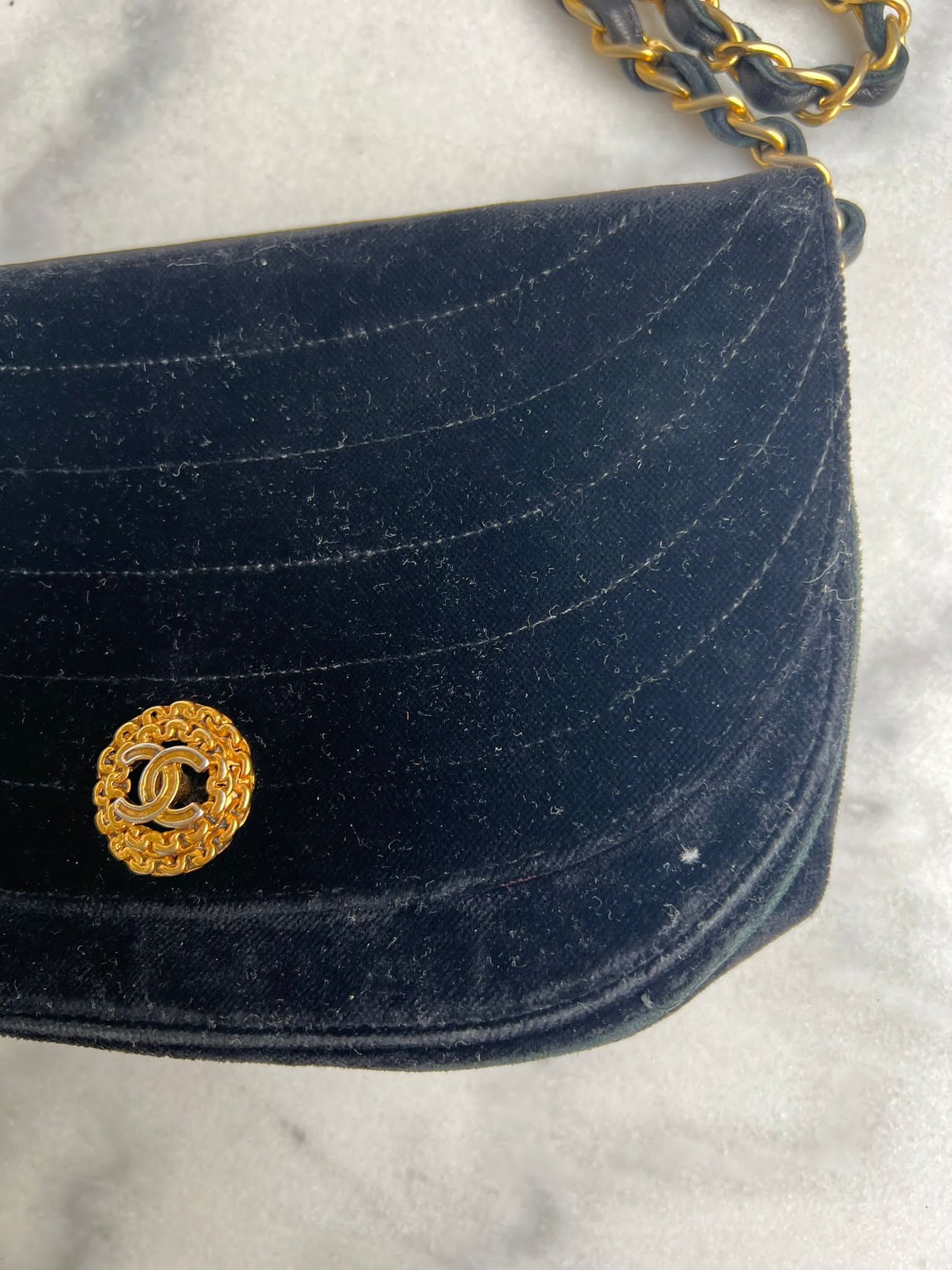 Vintage Half moon bag