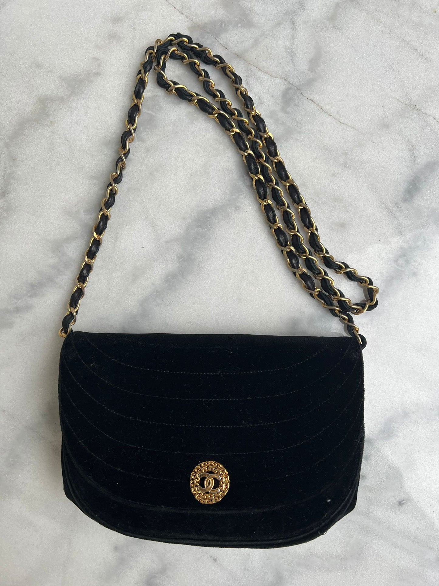 Vintage Half moon bag