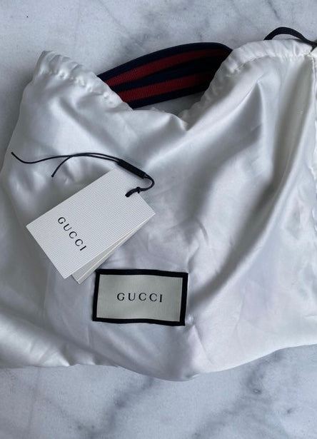 Leather clutch bag
