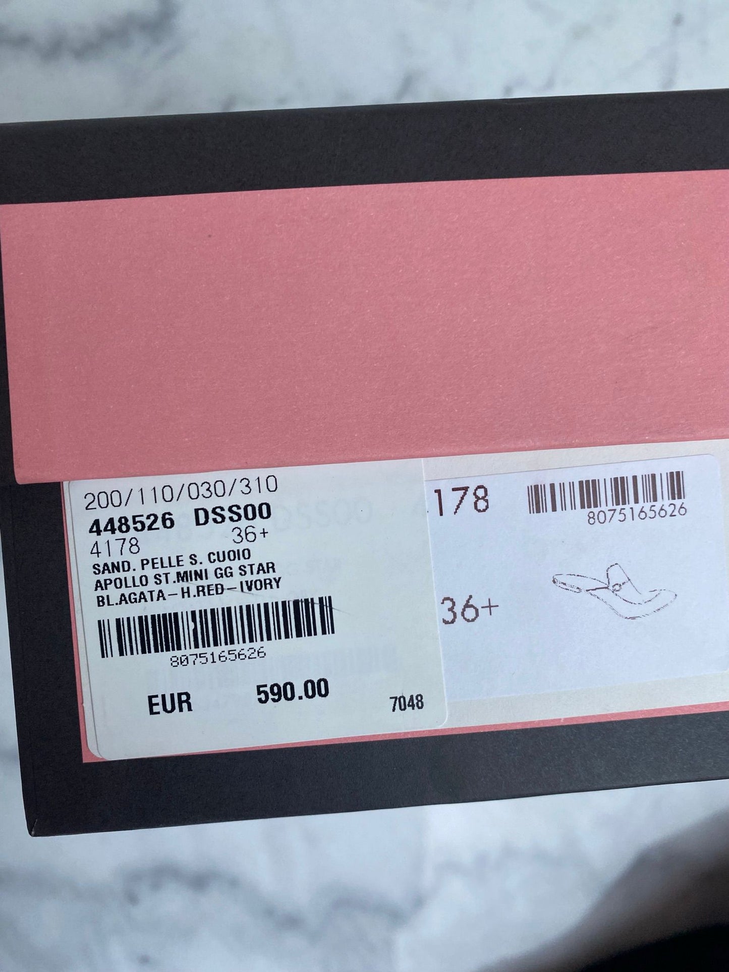 Princetown flats size 36.5 EU