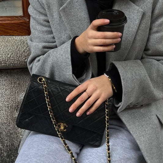 Vintage classic double flap