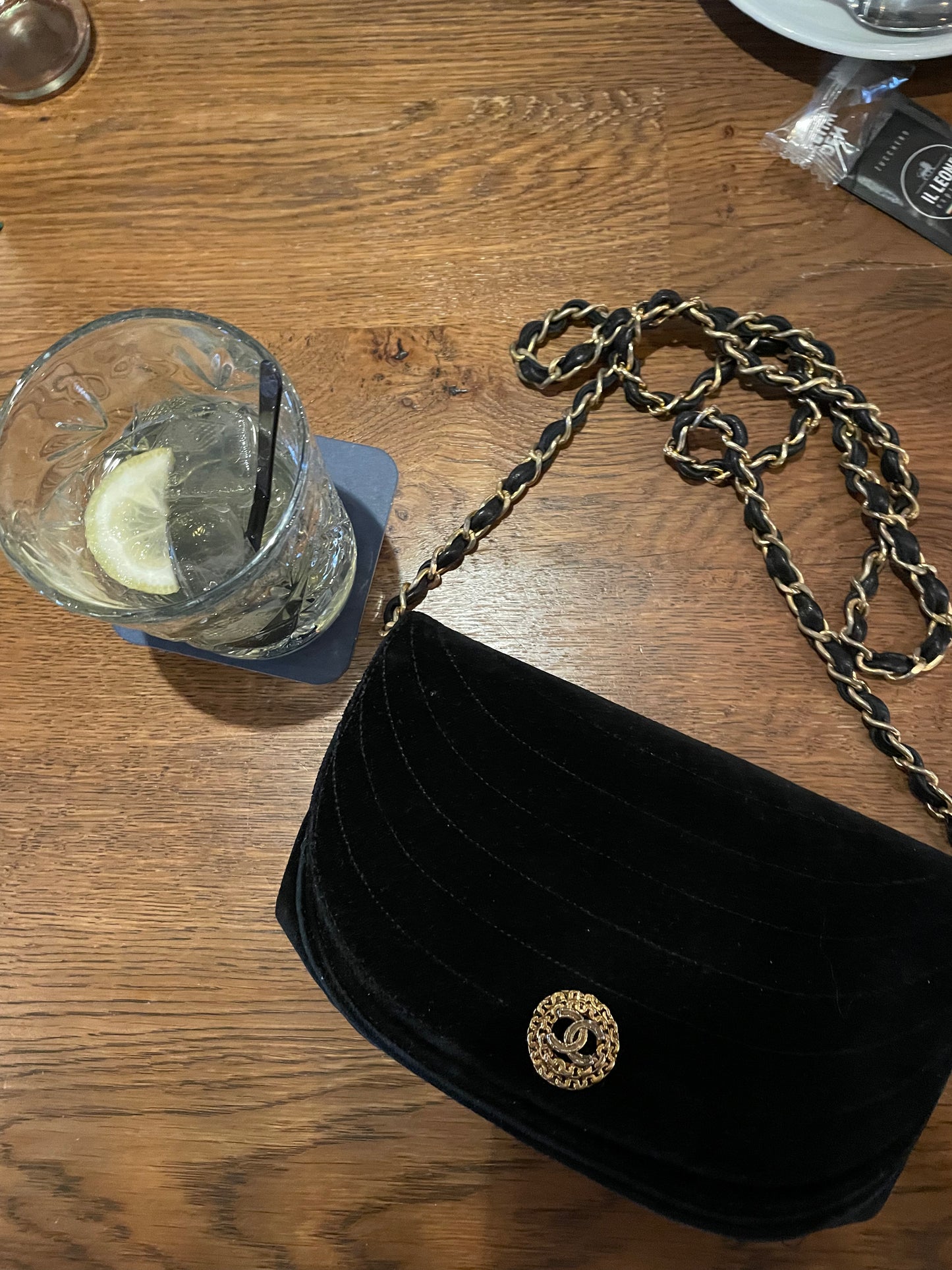 Vintage Half moon bag