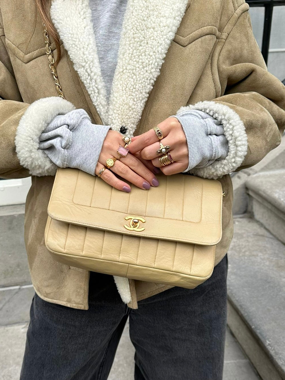 Vintage Diana single flap